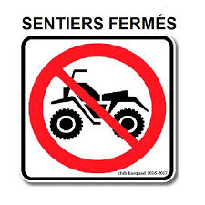 sentier fermer